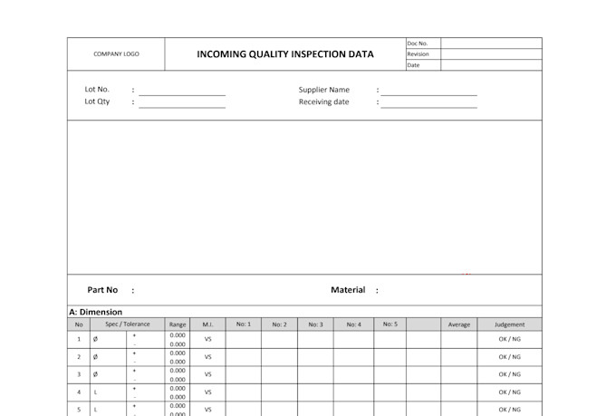 create a QA checklist or sop for your electronic product